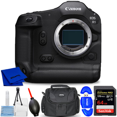 Canon EOS R1 Mirrorless Camera 6577C002 - 7PC Accessory Bundle