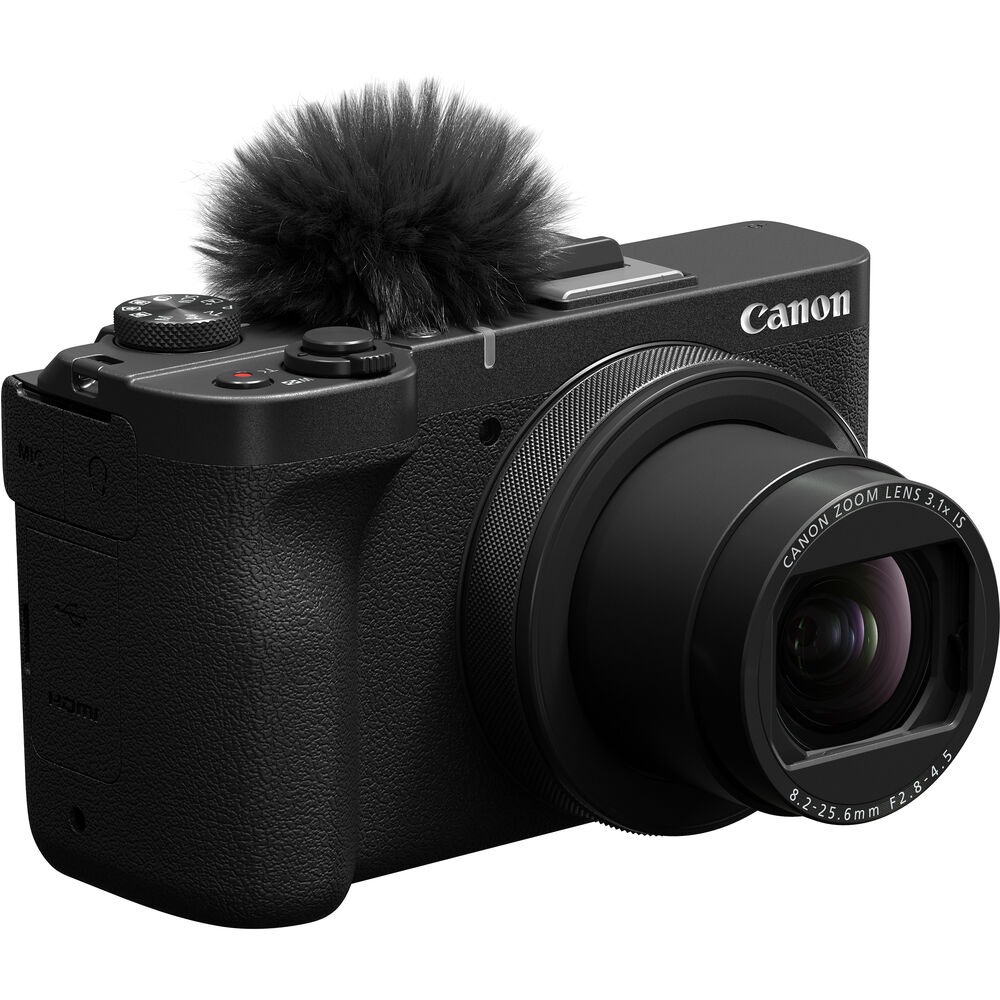 Canon PowerShot V1 Digital Camera 6390C001 - 7PC Accessory Bundle