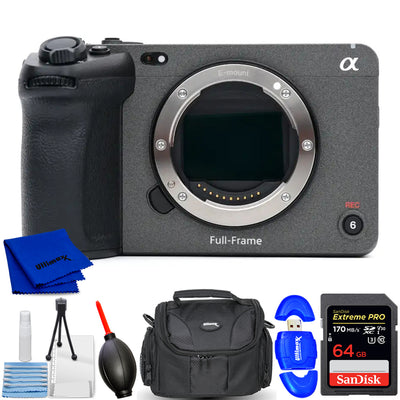 Sony FX3A Full-Frame Cinema Camera ILME-FX3A - 7PC Accessory Bundle