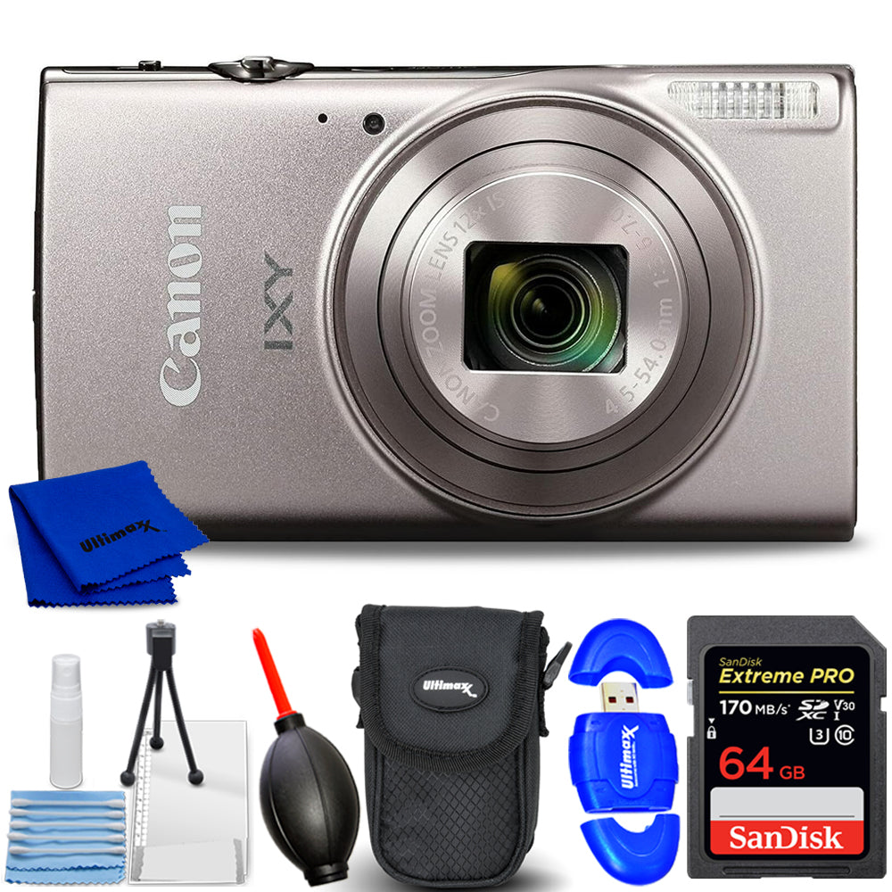 Canon Compact Digital Camera IXY650 (Silver) IXY650SL - 7PC Accessory – The  Pixel Hub