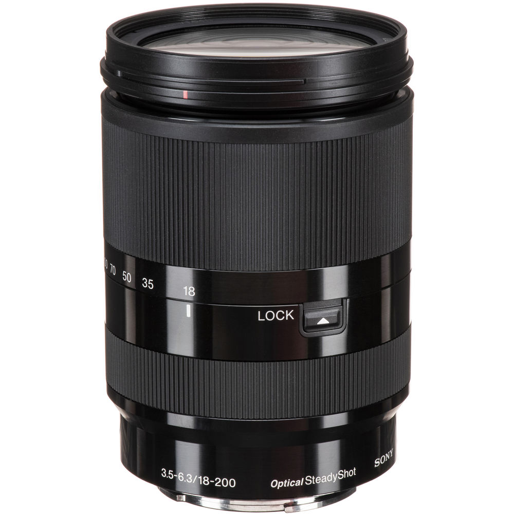 Sony 18-200mm f/3.5-6.3 OSS LE Lens for NEX Cameras - (Black)
