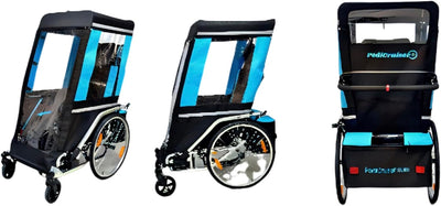 Ultimaxx Pedicruiser Bike Trailer with Wider Wheels