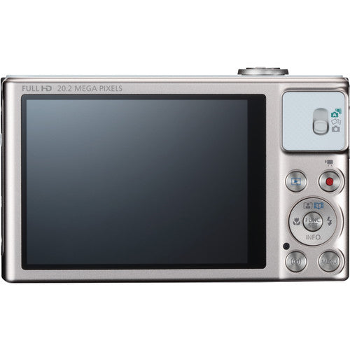Canon PowerShot SX620 HS Digital Camera (Silver) + 32GB + Gadget Bag Bundle