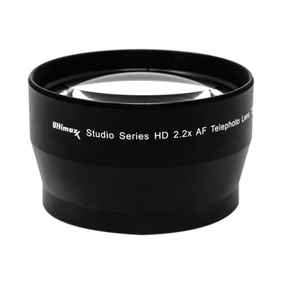 2.2x Professional Telephoto Lens 49mm with Protective Pouch