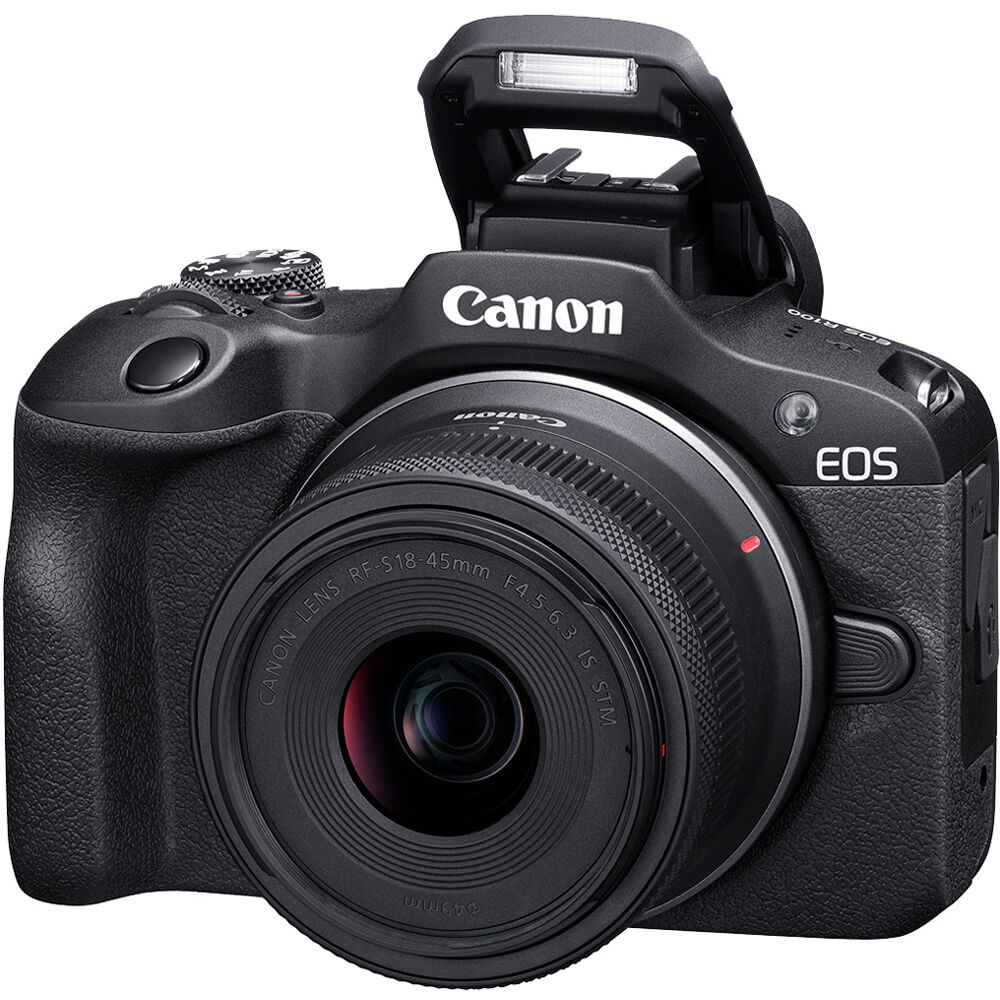 Picture 1 of 6
Canon EOS R100 Mirrorless Camera with 18-45mm Lens 6052C012 - 12PC Accessory Kit