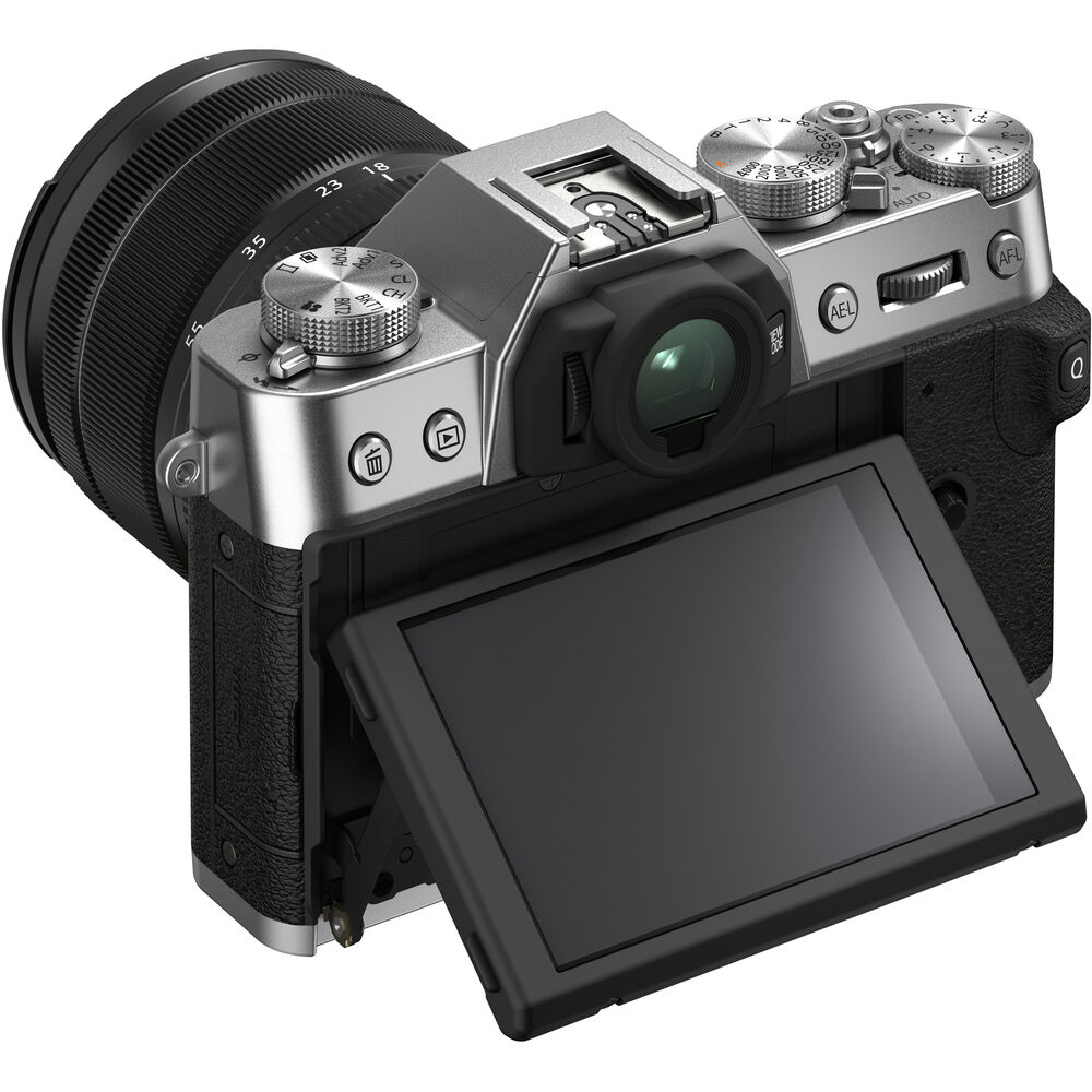 FUJIFILM X-T30 II Mirrorless Camera with 18-55mm Lens Silver - 7PC Accessory Kit