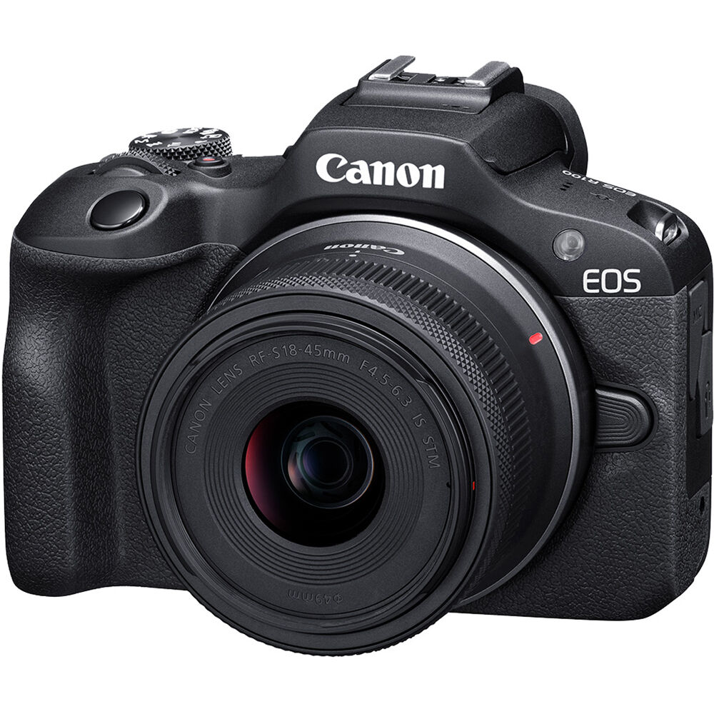 Picture 1 of 6
Canon EOS R100 Mirrorless Camera with 18-45mm Lens 6052C012 - 12PC Accessory Kit