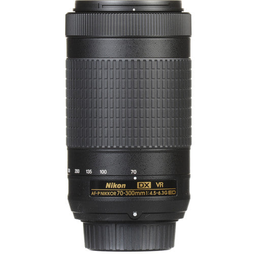 Nikon AF-P DX NIKKOR 70-300mm f/4.5-6.3G ED VR Lens White Box - UV FIlter Bundle