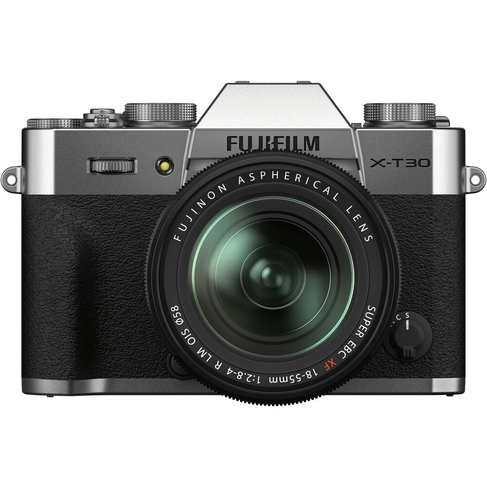 FUJIFILM X-T30 II Mirrorless Camera with 18-55mm Lens Silver - 7PC Accessory Kit