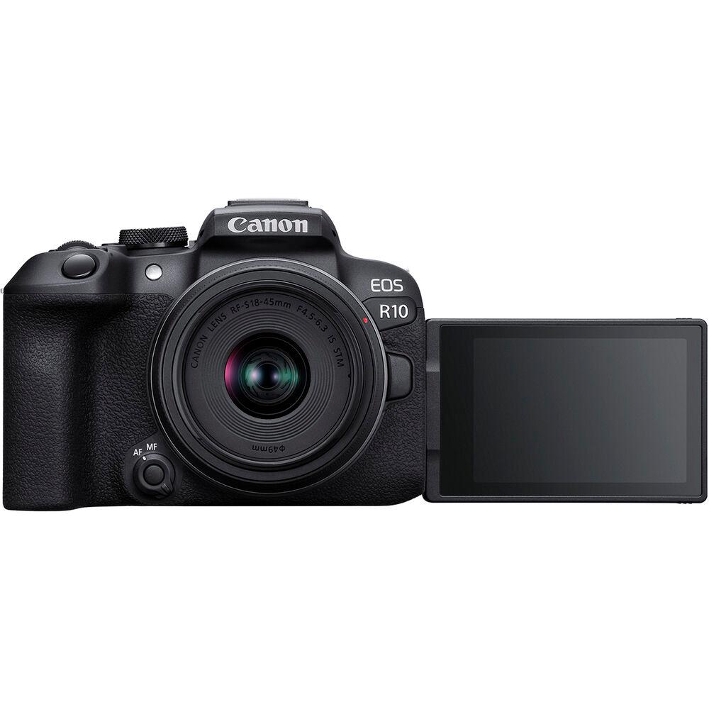 Canon EOS R10 Mirrorless Camera with RF-S 18-45mm f/4.5-6.3 IS STM Lens Kit