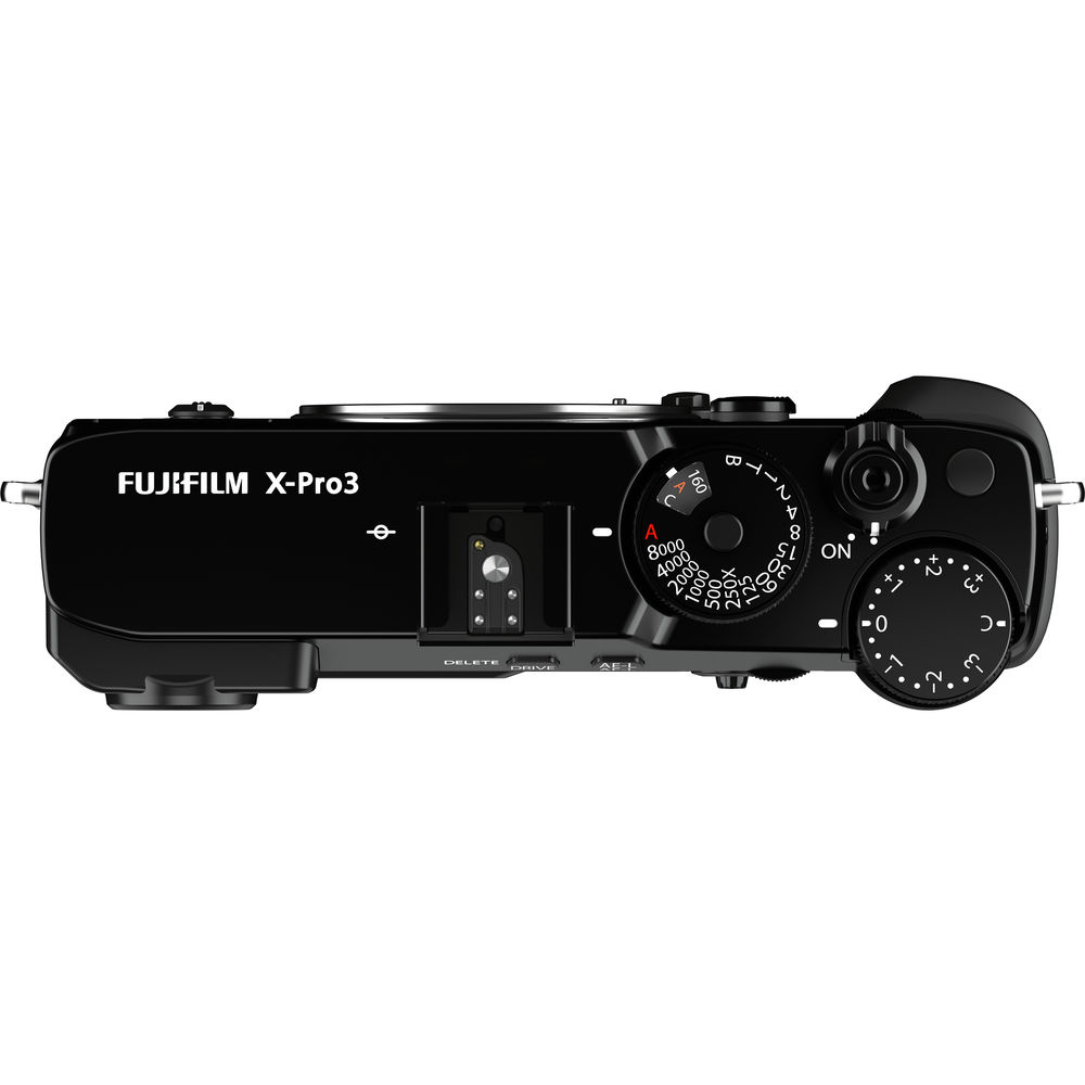 FUJIFILM X-Pro3 Mirrorless Camera (Body Only Black) - 14PC Accessory Bundle