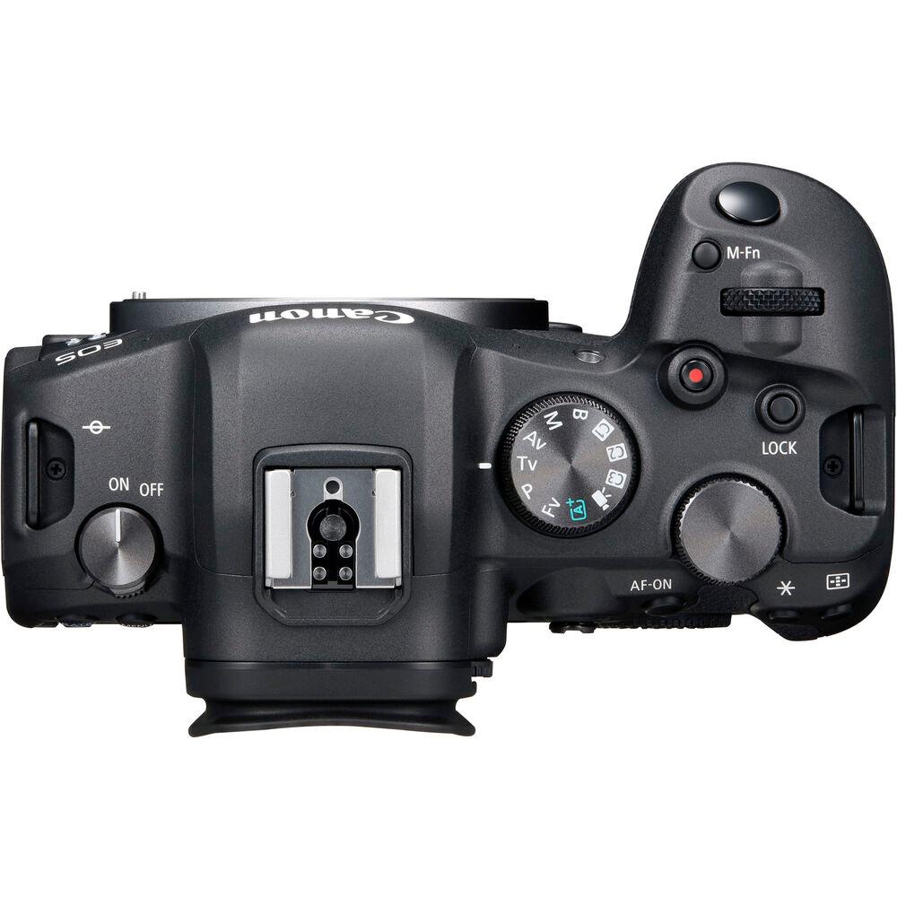 Canon EOS R6 Mirrorless Camera with 24-105mm f/4 Lens - 7PC Accessory Bundle