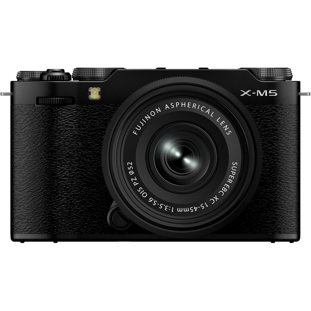 FUJIFILM X-M5 Mirrorless Camera with XC 15-45mm f/3.5-5.6 Lens (Black) - 1690073