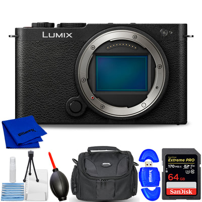 Panasonic Lumix S9 Mirrorless Camera (Body, Jet Black) DC-S9BODYK - 7PC Bundle