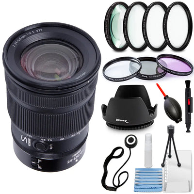 Nikon NIKKOR Z 24-120mm f/4 S Lens 20105 - 14PC Accessory Bundle