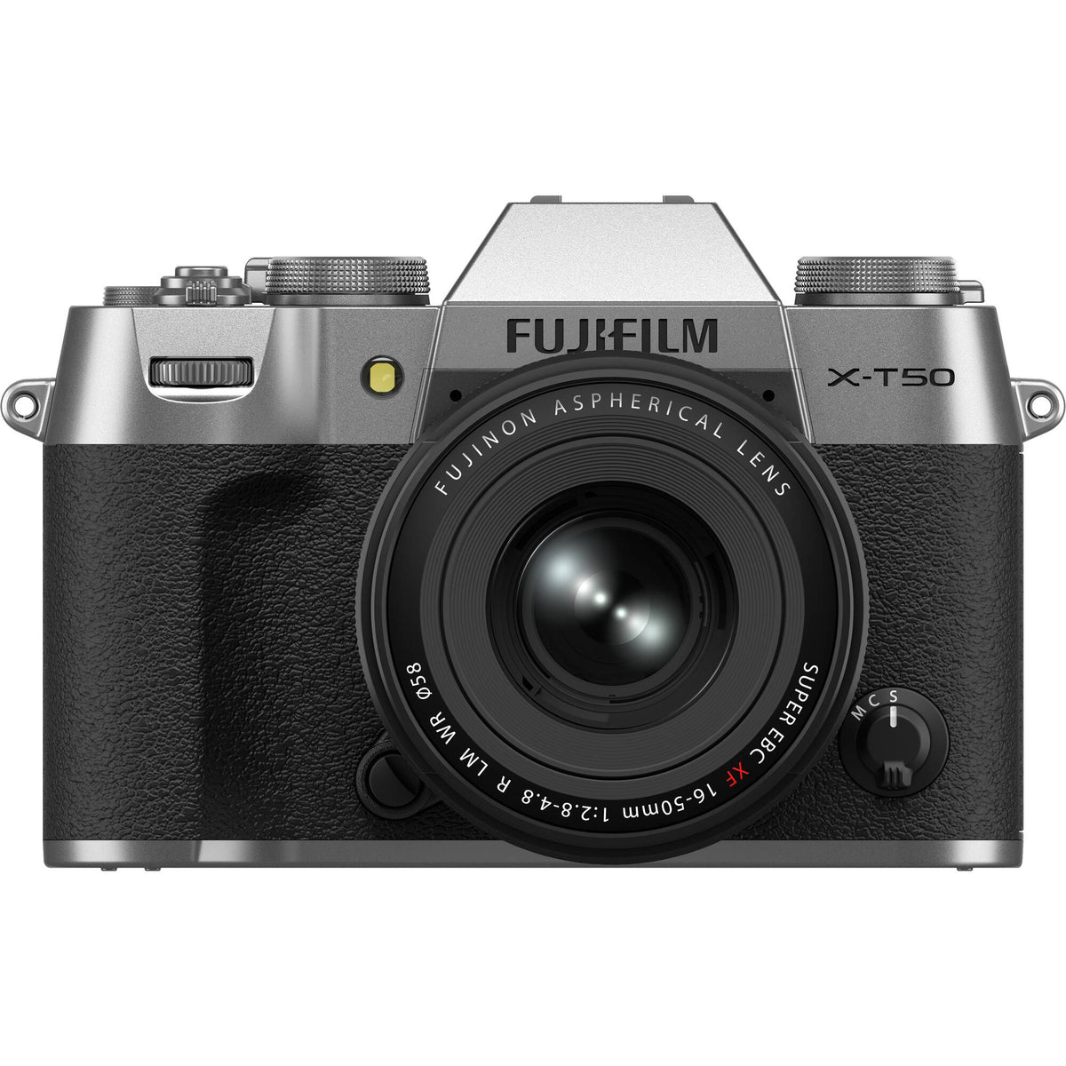 FUJIFILM X-T50 Mirrorless Camera with XF 16-50mm f/2.8-4.8 Lens Silver - Bundle