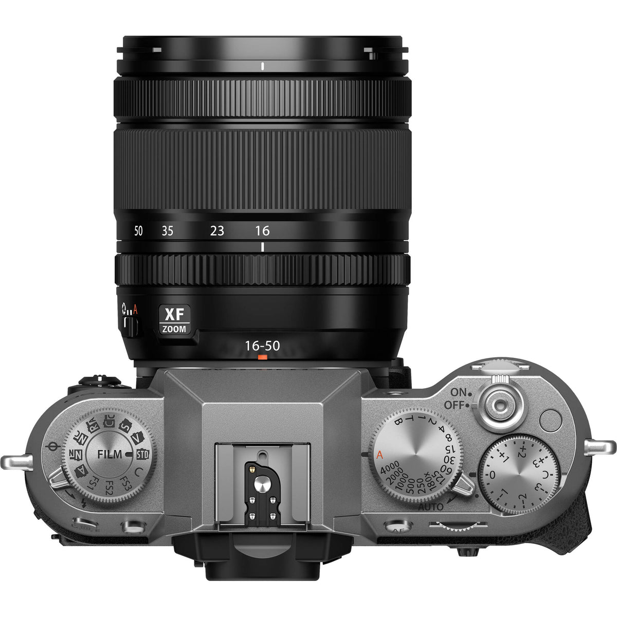 FUJIFILM X-T50 Mirrorless Camera with XF 16-50mm f/2.8-4.8 Lens Silver - Bundle
