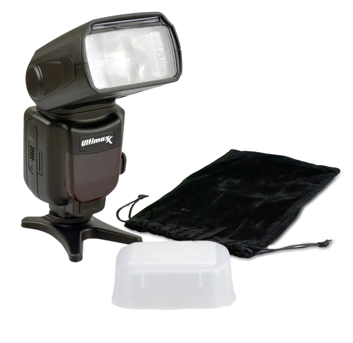 Universal Auto Flash w/ LCD Display by Ultimaxx, Slave Mode, Carry Pouch Ultimaxx