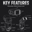 Universal Auto Flash w/ LCD Display by Ultimaxx, Slave Mode, Carry Pouch Ultimaxx