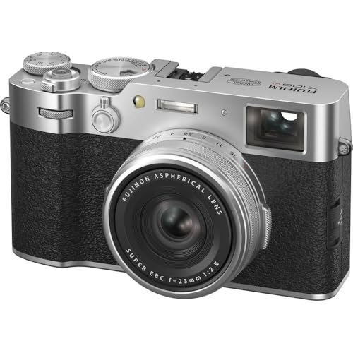FUJIFILM X100VI Digital Camera (Silver) 16821822 - 12PC Accessory Bundle