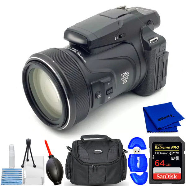 Nikon COOLPIX P1100 Digital Camera 26541 - 7PC Accessory