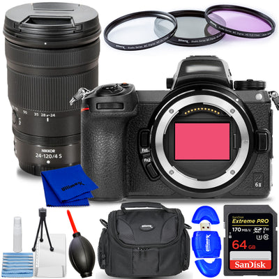 Nikon Z6 II Mirrorless Digital Camera with Z 24-120mm f/4 S Lens - 7PC Bundle