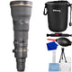 Nikon AF-S NIKKOR 800mm f/5.6E FL ED VR Lens 2205 - 7PC Accessory Bundle Nikon