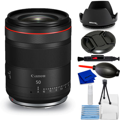 Canon RF 50mm f/1.4 L VCM Lens (Canon RF) 6908C002 - 7PC Accessory Bundle