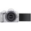 Canon EOS R50 Mirrorless Camera w/ 18-45mm and 55-210mm Lenses (White) Canon