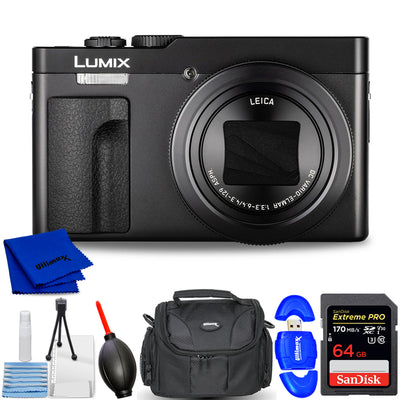 Panasonic TZ99/ZS99 Digital Camera (Black) DC-TZ99K - 7PC Accessory Bundle