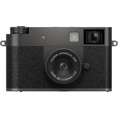 FUJIFILM X half Digital Camera (Charcoal Silver) 16954112 - 12PC Accessory Kit