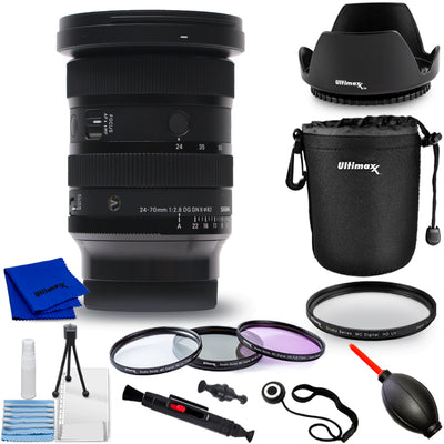 Sigma 24-70mm f/2.8 DG DN II Art Lens (Leica L) 57A969 - 10PC Accessory Bundle