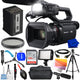 Panasonic HC-X2100 UHD 4K 3G-SDI/HDMI Pro Camcorder with 24x Zoom - 12PC Bundle Panasonic
