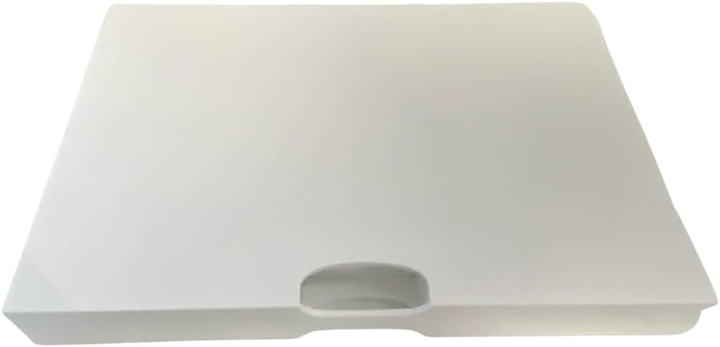 Lucite Acrylic Backgammon Set 18" Large Premium Board and Pieces (White/Aqua) Ready Covers