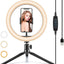 10" RGB Color Changing LED Ring Light with Tabletop Tripod Generic