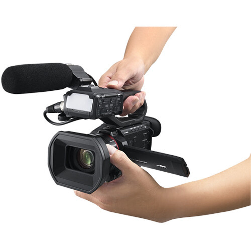 Panasonic CX20 Professional Compact 4K Camcorder w/ XLR Inputs - 7PC Bundle Panasonic