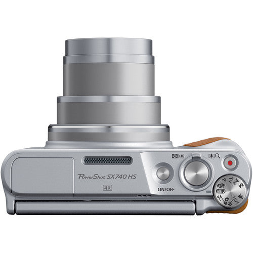 Canon PowerShot SX740 HS Digital Camera (Silver) 2956C001 - 12PC Accessory Kit