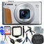 Canon PowerShot SX740 HS Digital Camera (Silver) 2956C001 - 12PC Accessory Kit