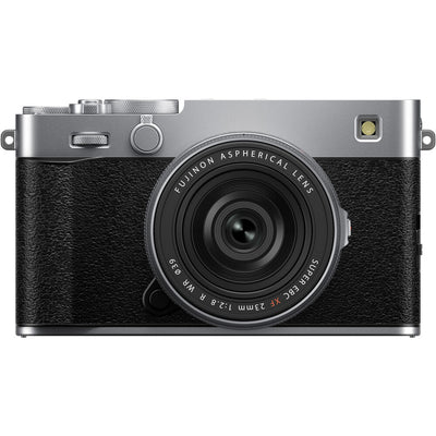 FUJIFILM X-E5 Mirrorless Camera with XF 23mm f/2.8 Lens (Silver) - 7PC Bundle Fujifilm