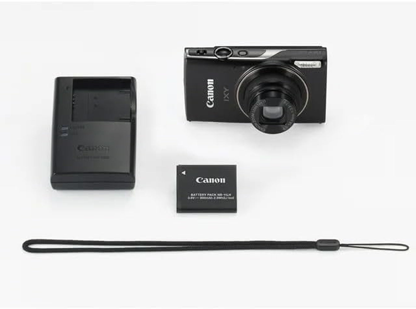 Canon Compact Digital Camera IXY 650 HS M (Black) 7280C001 - 12PC Accessory Kit Canon