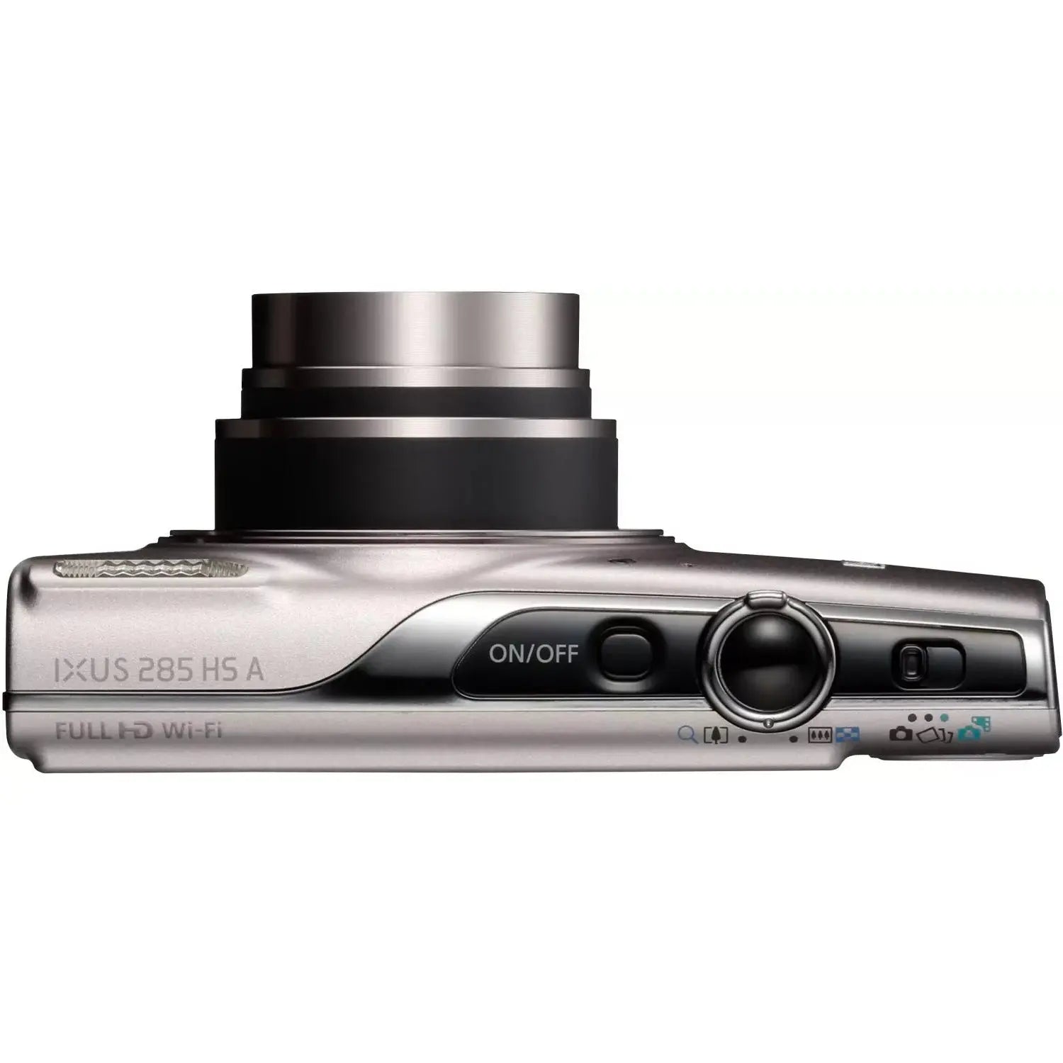Canon IXUS 285 HS A Digital Camera (Silver) - 7PC Accessory Bundle Canon