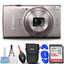 Canon IXUS 285 HS A Digital Camera (Silver) - 7PC Accessory Bundle Canon