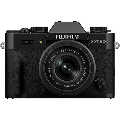 FUJIFILM X-T30 III Mirrorless Camera with 13-33mm f/3.5-6.3 Lens (Black) Bundle