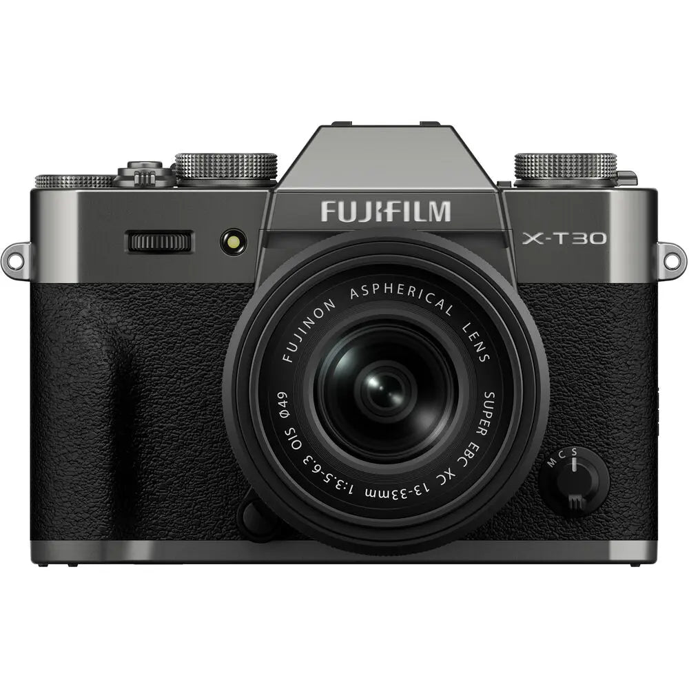 FUJIFILM X-T30 III Mirrorless Camera with 13-33mm f/3.5-6.3 Lens Charcoal Silver