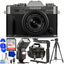 FUJIFILM X-T30 III Mirrorless Camera with 13-33mm Lens (Charcoal Silver) Bundle