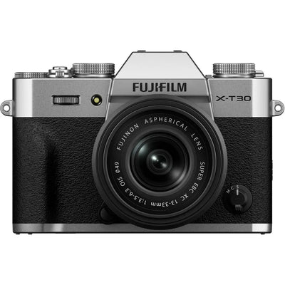 FUJIFILM X-T30 III Mirrorless Camera with 13-33mm f/3.5-6.3 Lens (Silver) Bundle