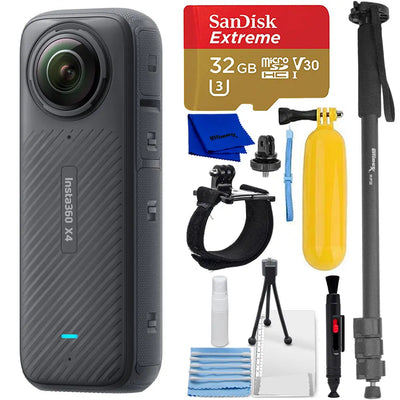 Insta360 X5 360° 8K 49' Waterproof, 72MP Photos Action Camera