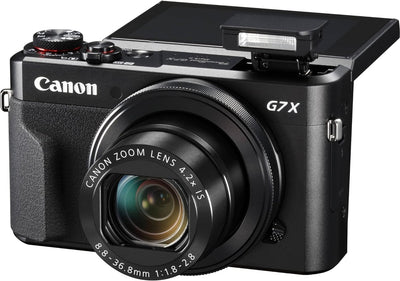 Canon PowerShot G7 X Mark II (Black) (Renewed)