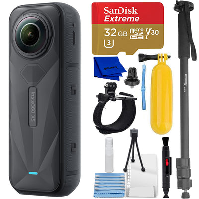 Insta360 X5 360° 8K 49' Waterproof, 72MP Photos Action Camera