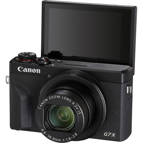 Canon PowerShot G7 X Mark III Digital Camera (Black Renewed) + Battery Bundle